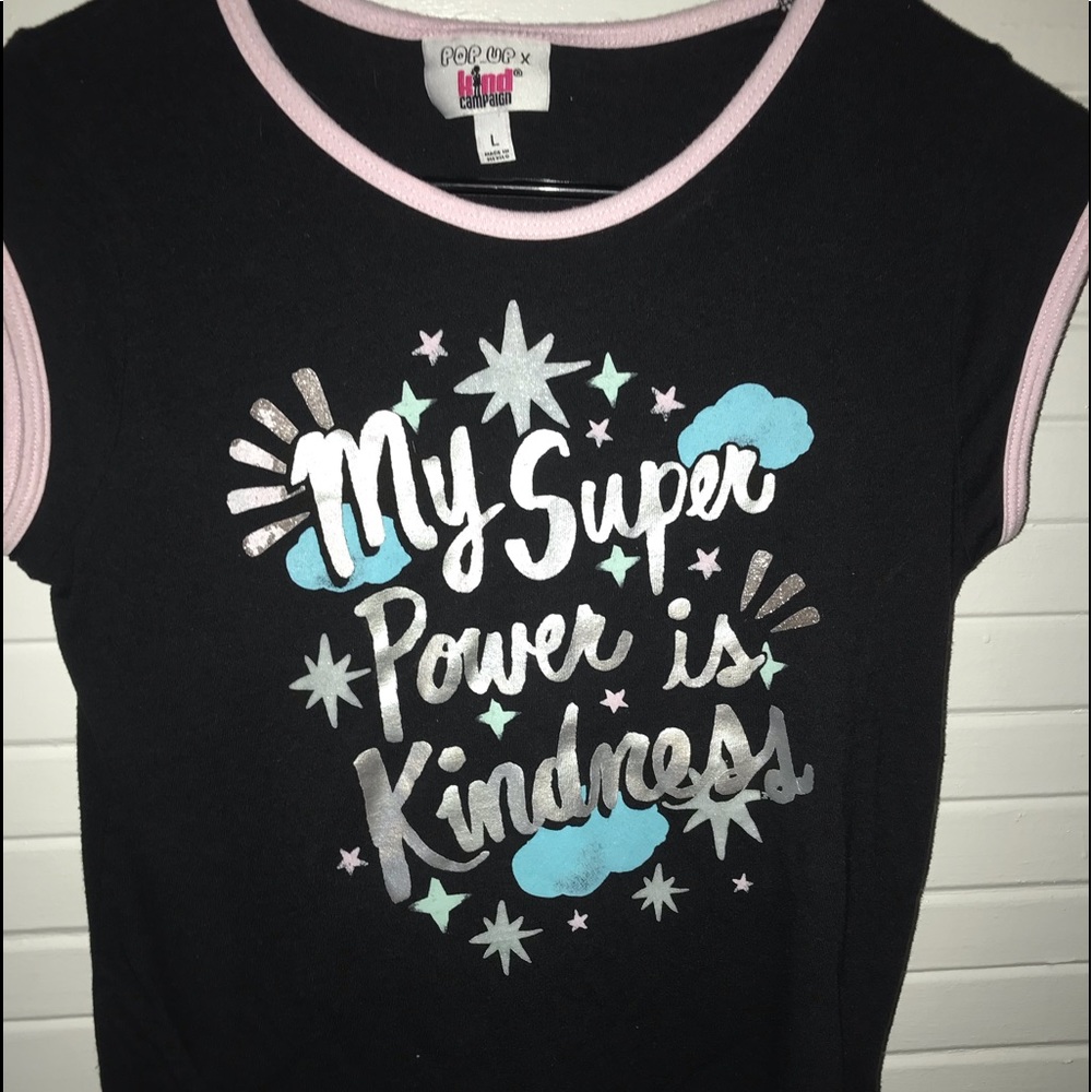 “My Superpower is kindness” short sleeve tee